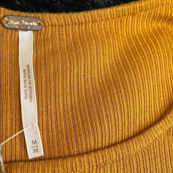 Free People Devin Textured Knit Top. M - Picture 7 of 16